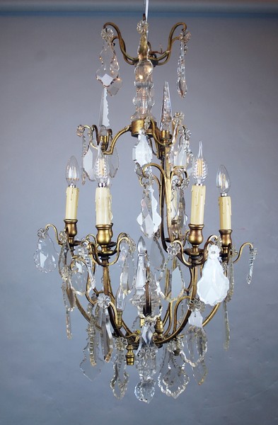 Chandelier with tassels