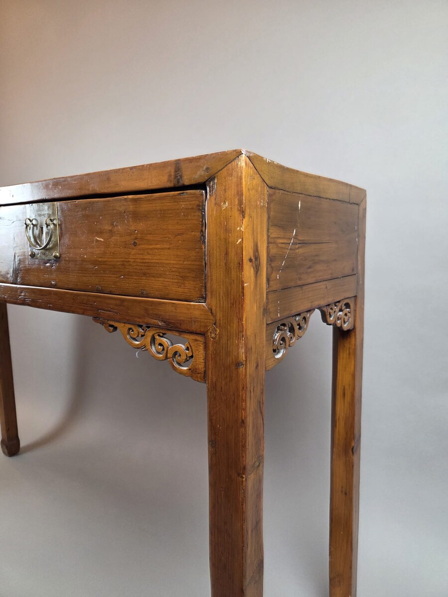 Console in exotic wood, China early 20th