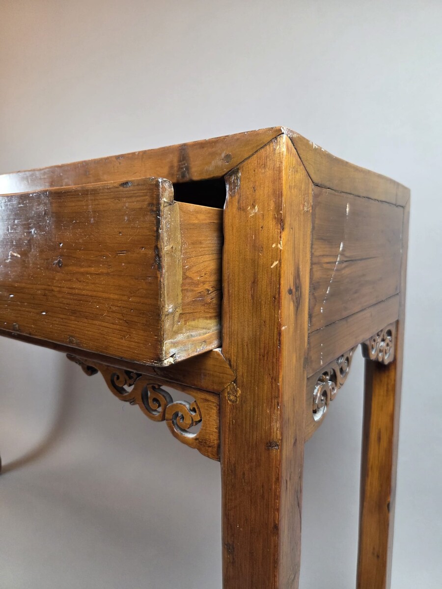 Console in exotic wood, China early 20th