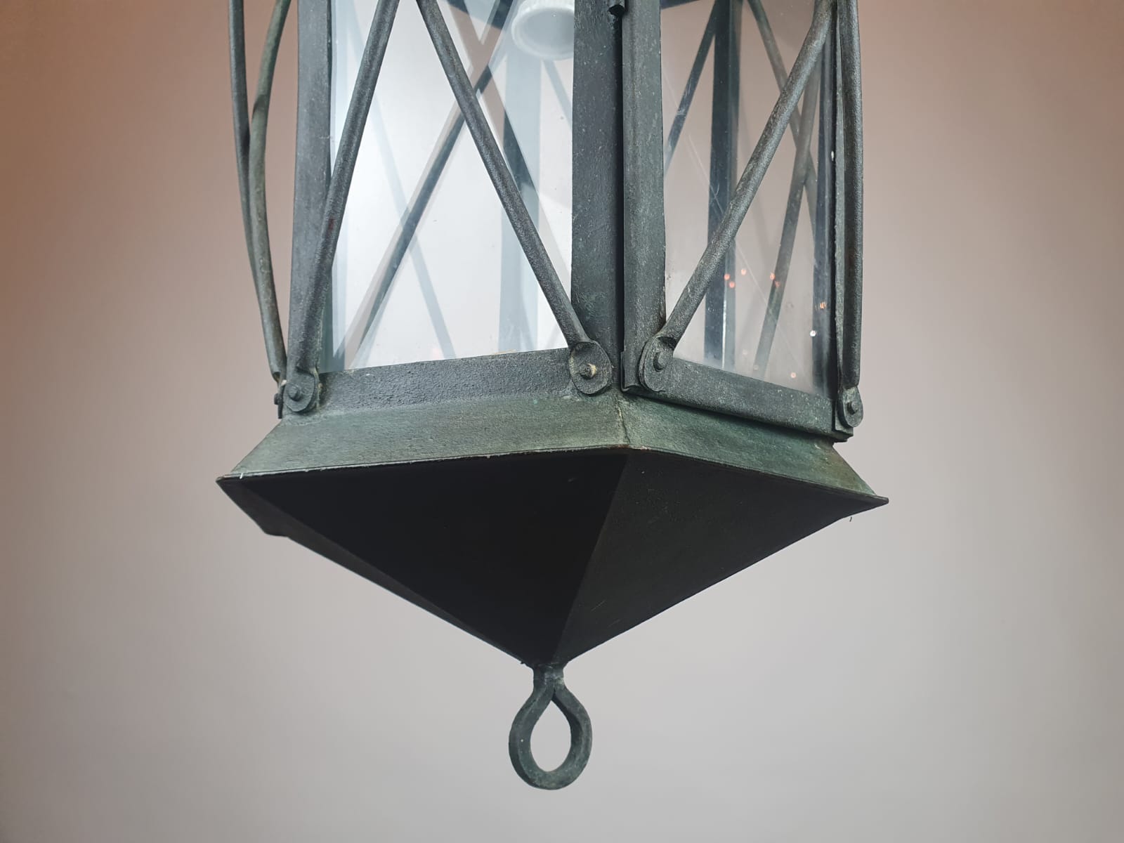 Copper lantern - late 19th century