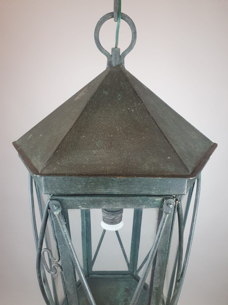 Copper lantern - late 19th century