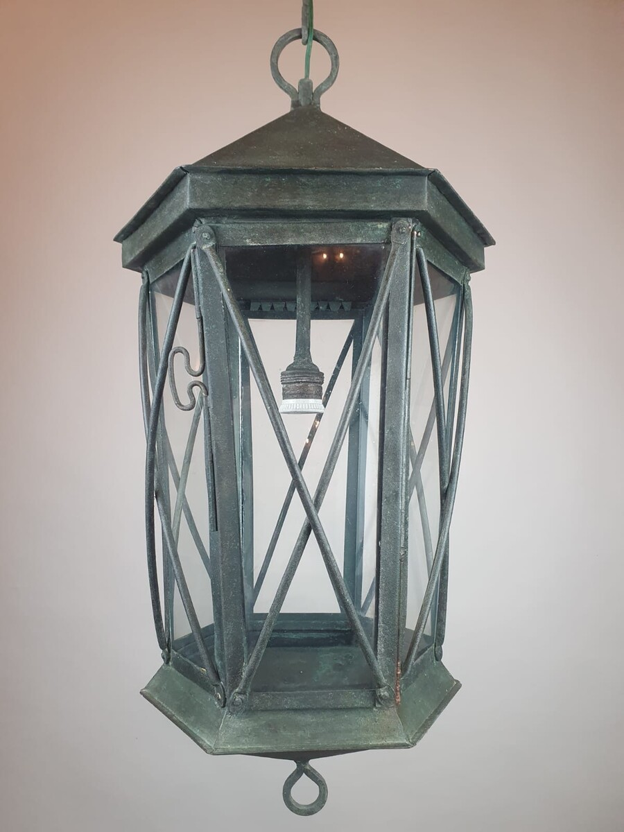 Copper lantern - late 19th century