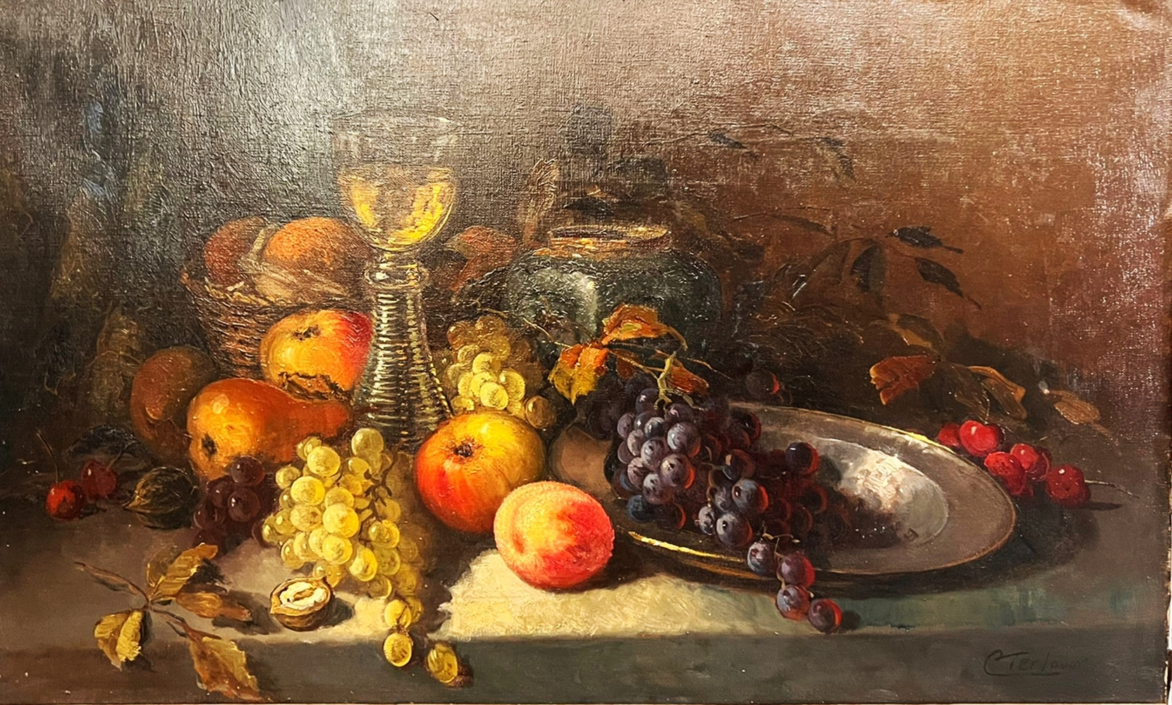Cornelis Terlouw (1890–1948), still life, oil on canvas, early 20th century