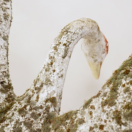 Decorative Outdoor Heron Sculpture 