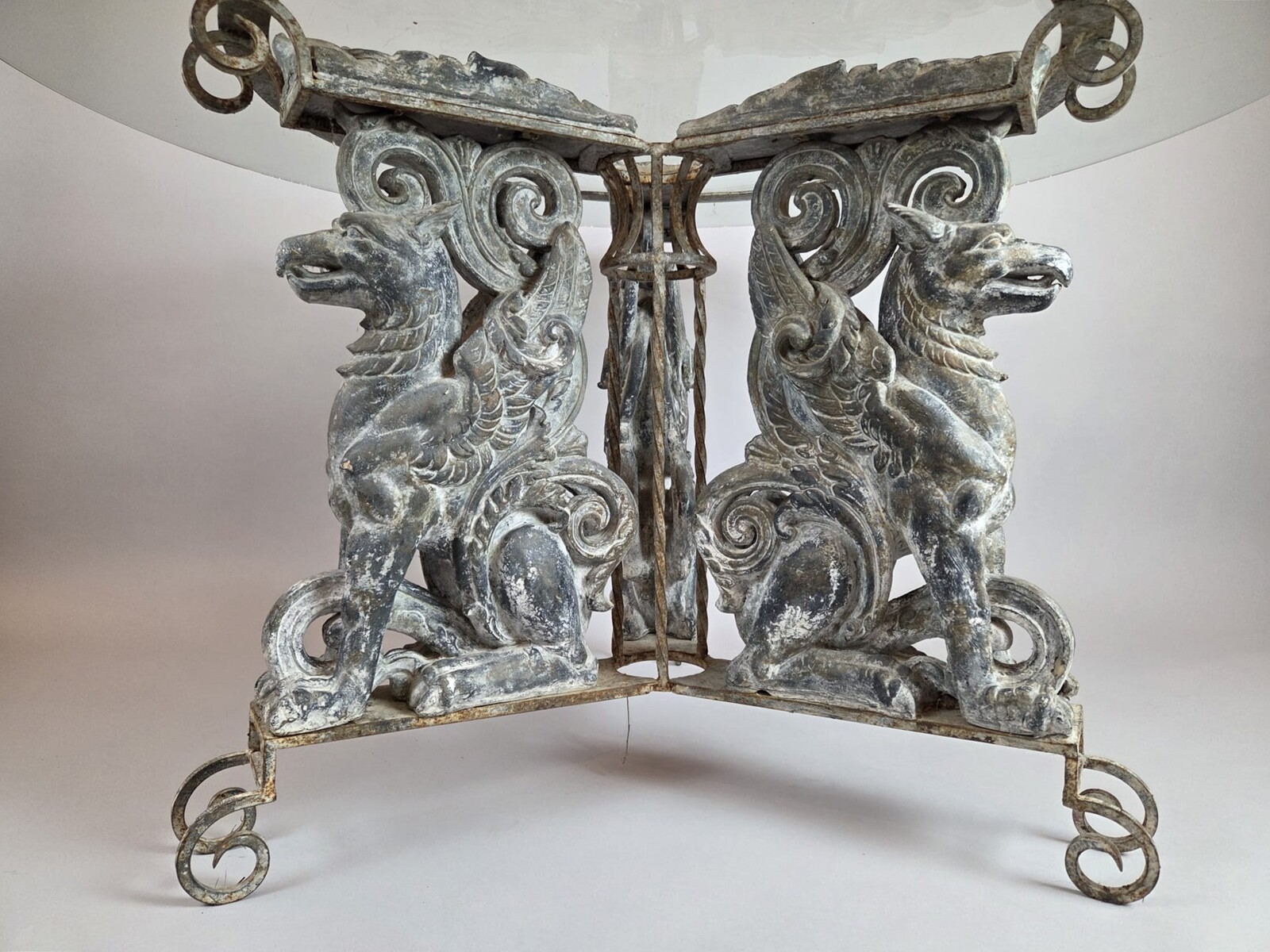 Decorative Table, glass top