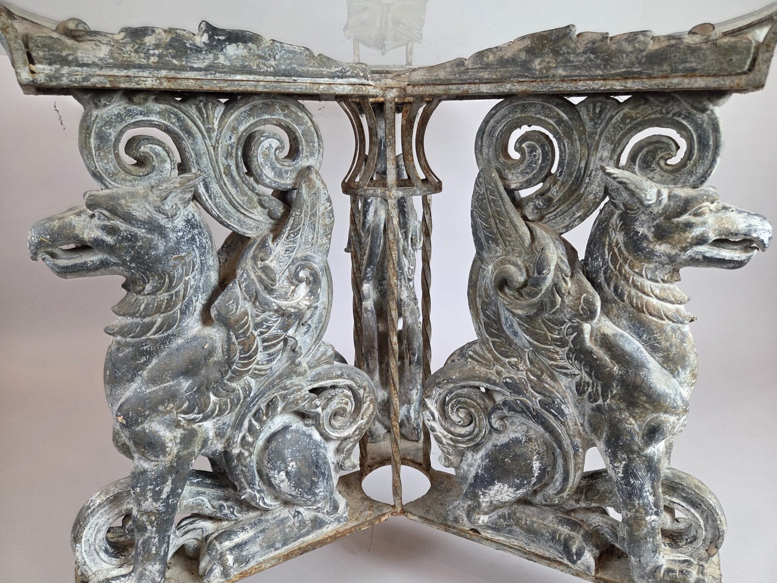 Decorative Table, glass top