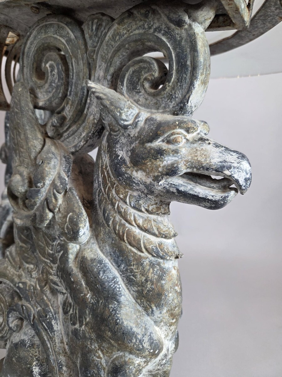 Decorative Table, glass top