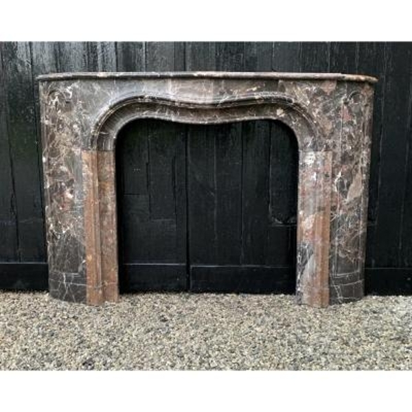 Early 19th C. Brèche de Waulsort fireplace