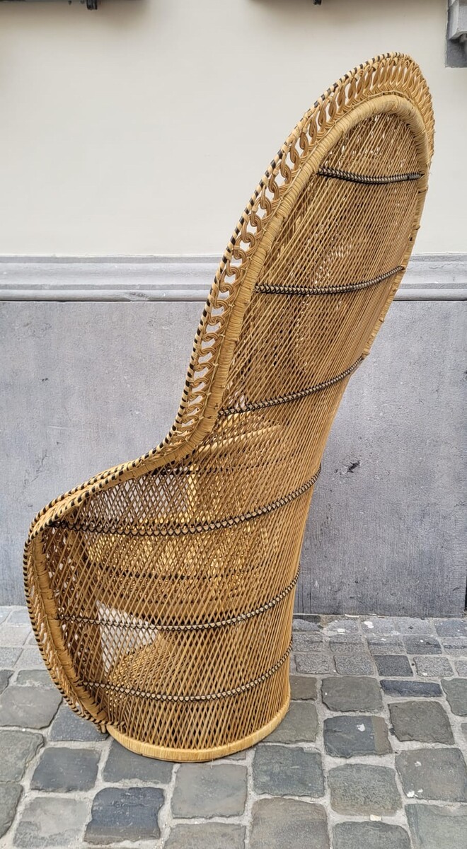 Emmanuelle wicker armchair - perfect condition