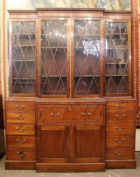 English bookcase, 19th c.