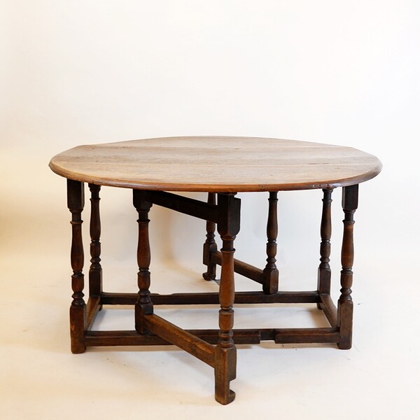 English table, gateleg, 19th.c 