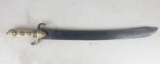 Fauchon, wide 49 cm blade with slight curvature