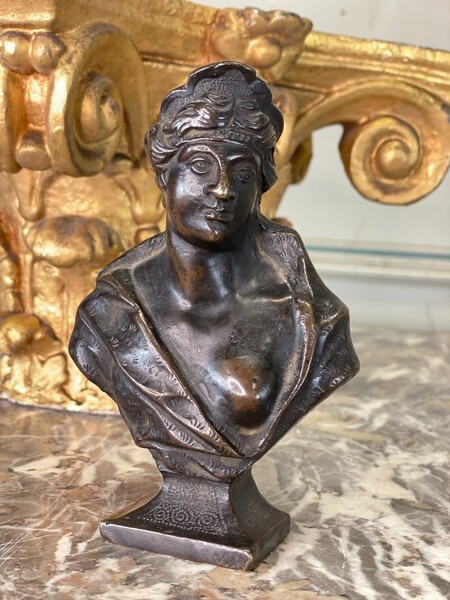 Female Bust, Bronze Late 17th Century