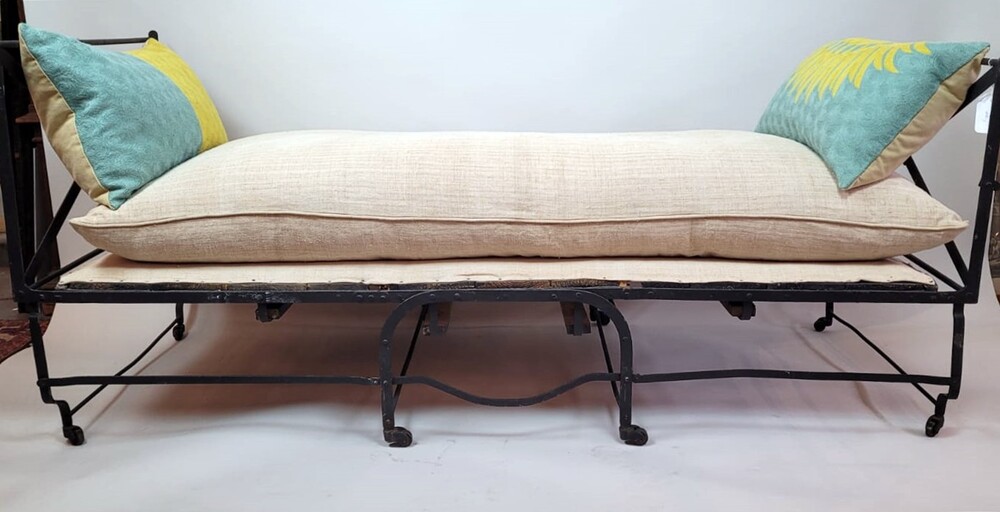 Folding daybed - new upholstery