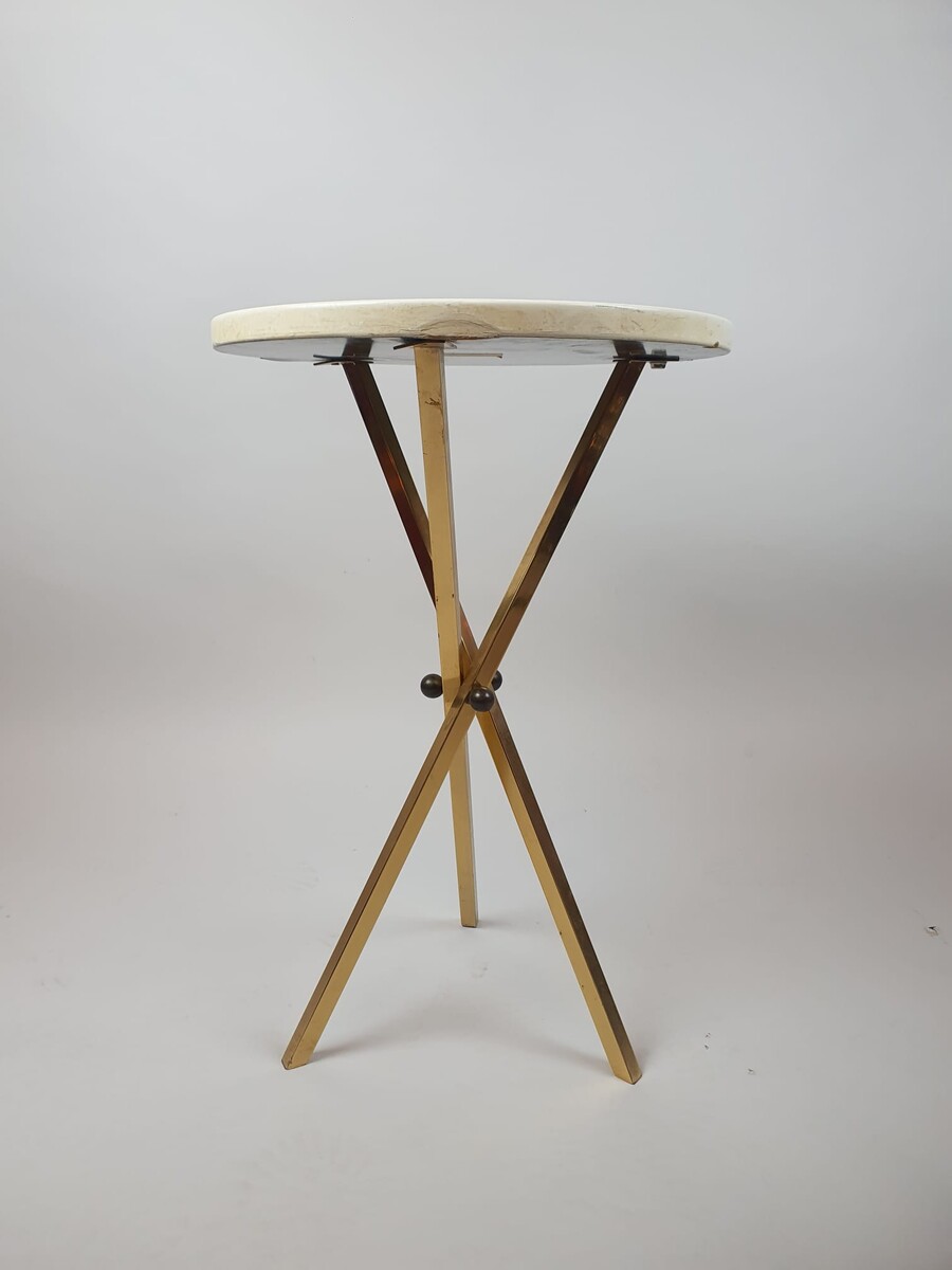 Fornasetti, small side table on tripod base