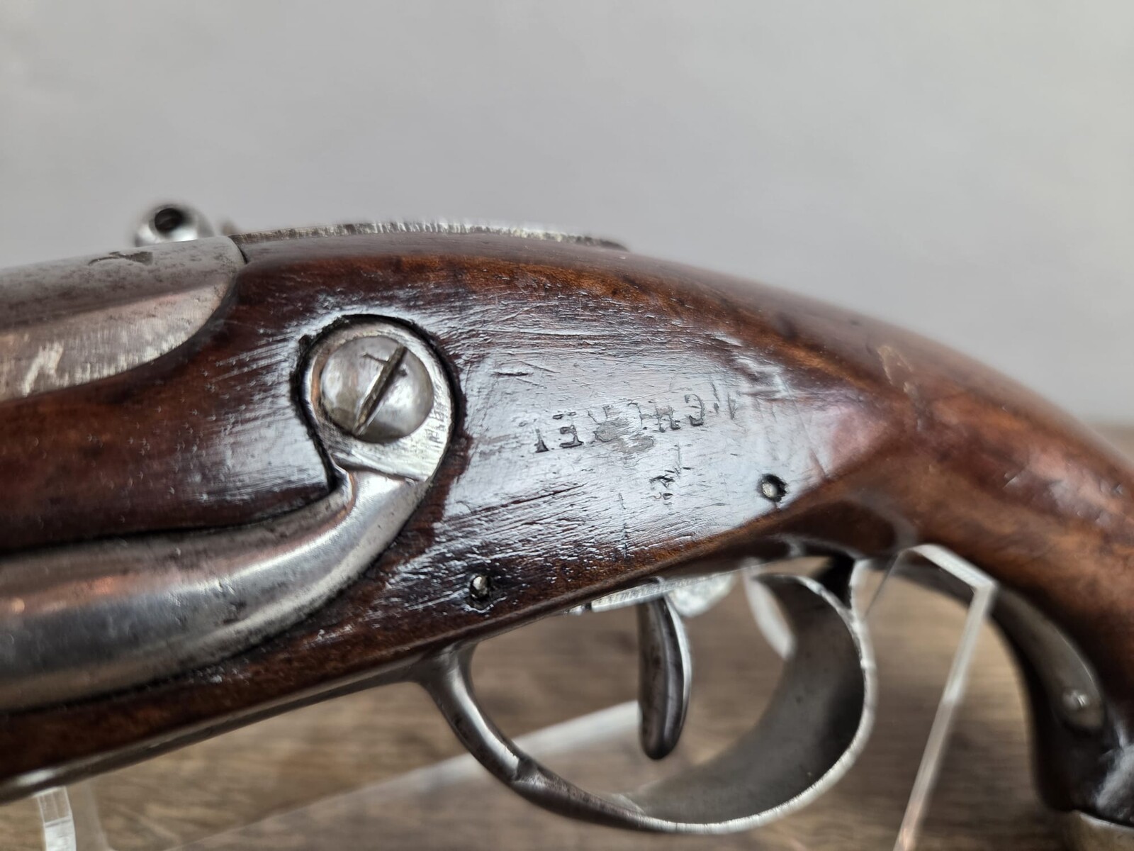 French cavalry pistol, model An 2, revolutionary manufacture