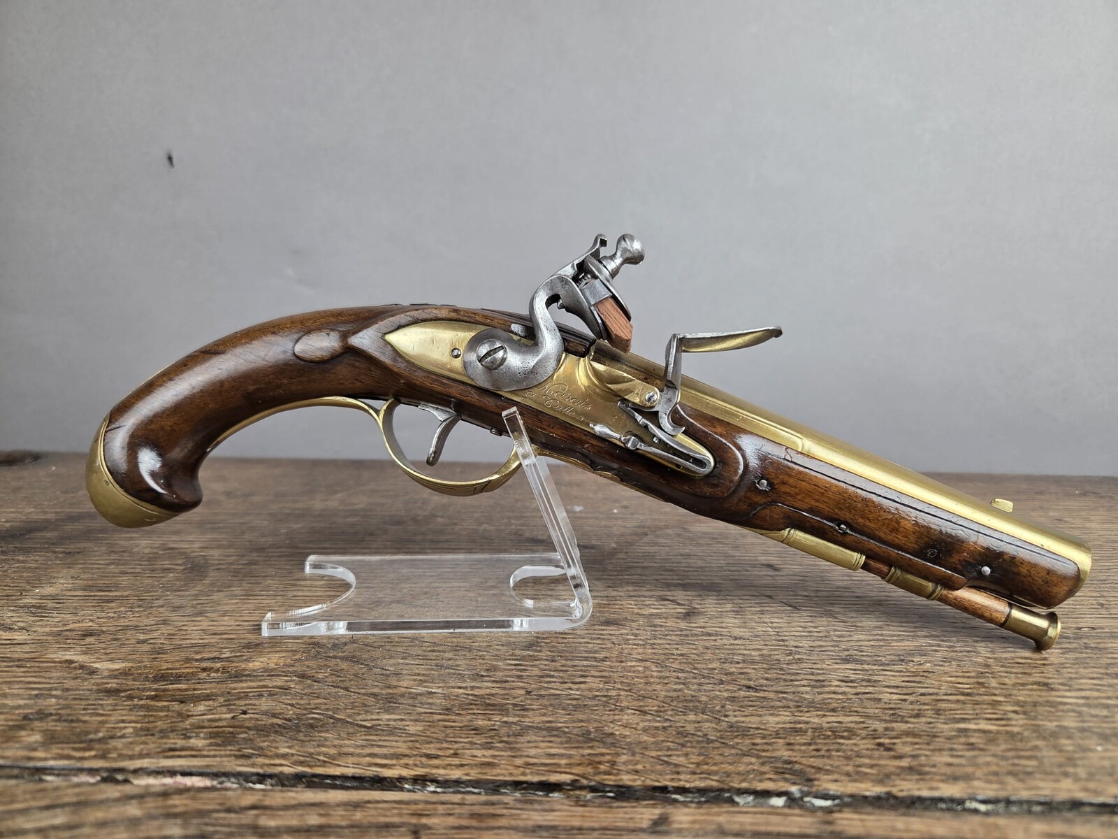 French naval officer's pistol, circa 1770