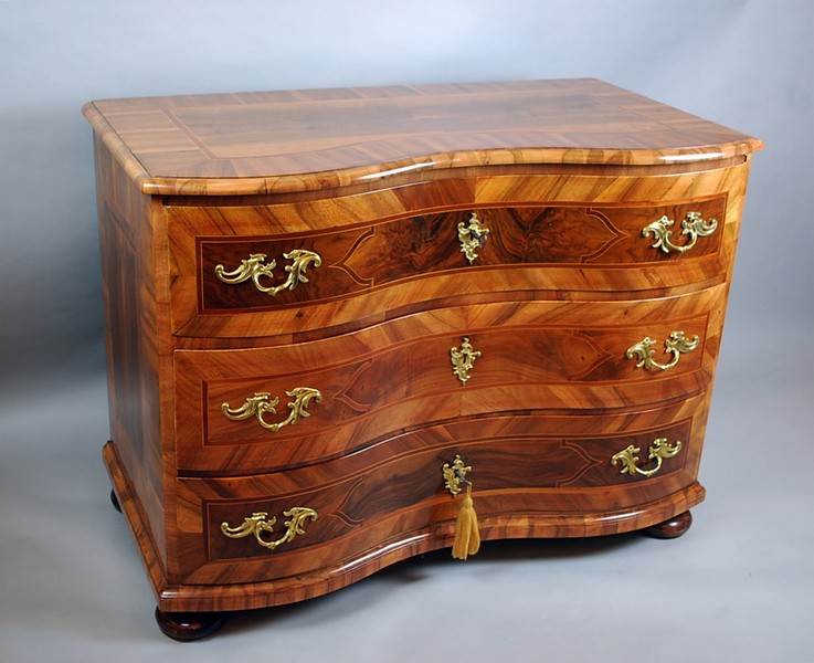 German baroque chest of drawers