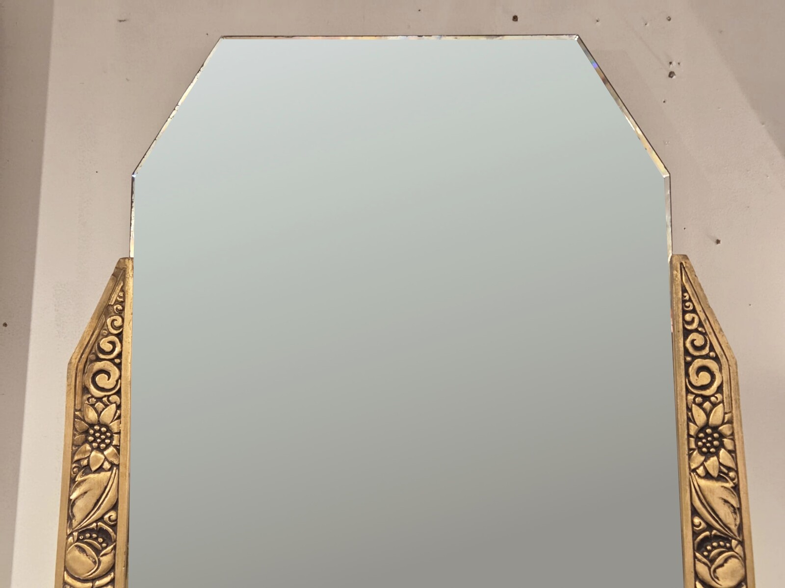Gilded wood mirror, circa 1920