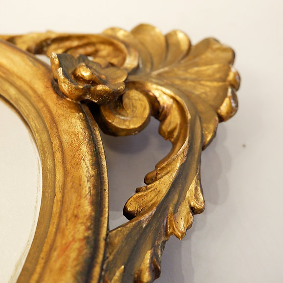 Gilded wood Sylphide mirror circa 1900