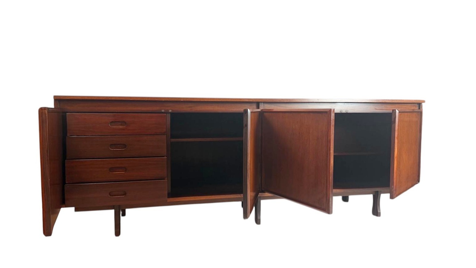 Giovanni Ausenda, Enfilade 4 rosewood door, circa 1960