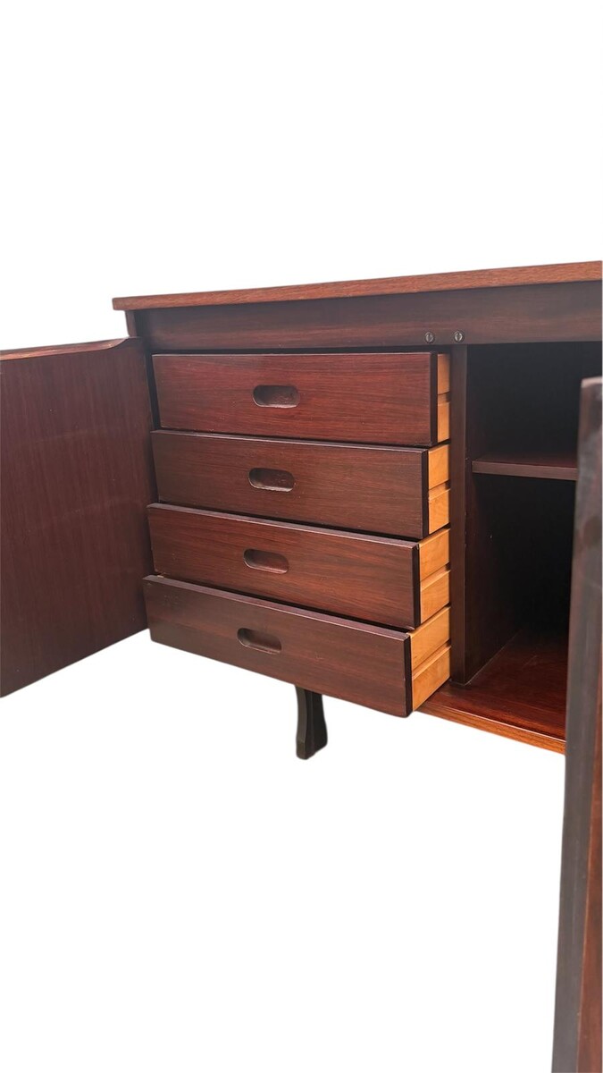 Giovanni Ausenda, Enfilade 4 rosewood door, circa 1960