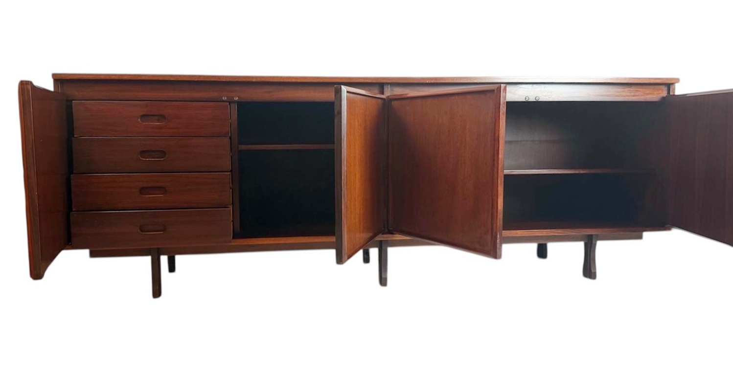 Giovanni Ausenda, Enfilade 4 rosewood door, circa 1960