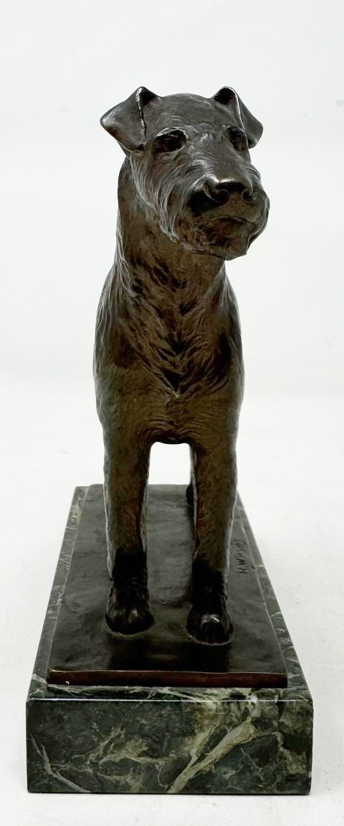 H. WIRZING, bronze with brown patina, Goldenbeck founder, Germany around 1930