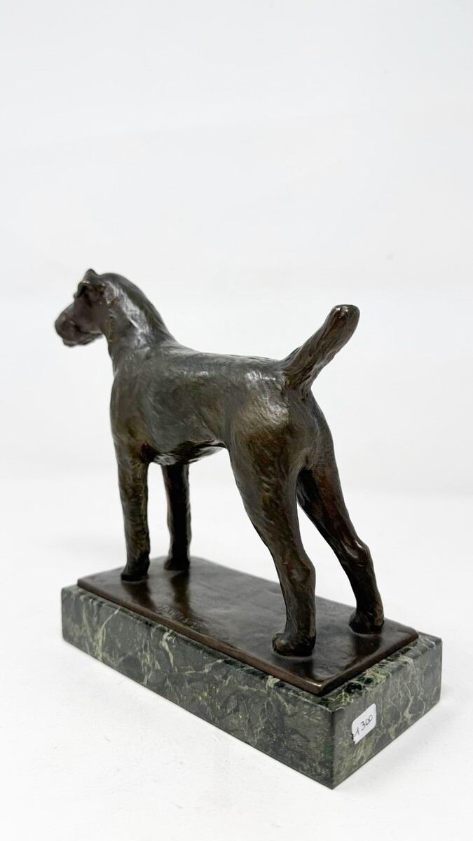 H. WIRZING, bronze with brown patina, Goldenbeck founder, Germany around 1930