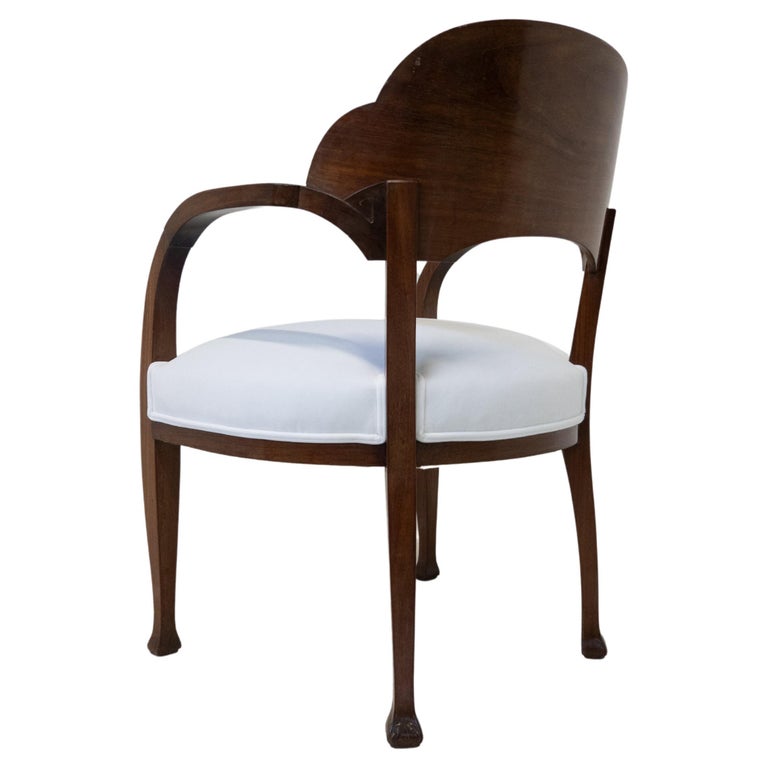 Henry Van de Velde, Art Nouveau armchair circa 1908