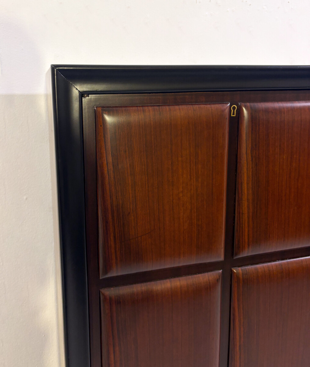 In the style of Osvaldo Borsani, sideboard with three doors, Italy, circa 1960