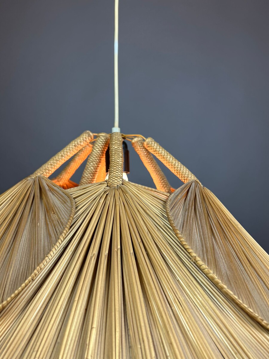 Ingo Maurer-style organic suspension lamp, 1970s