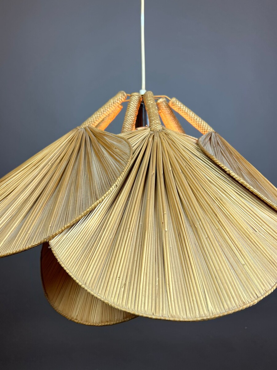 Ingo Maurer-style organic suspension lamp, 1970s