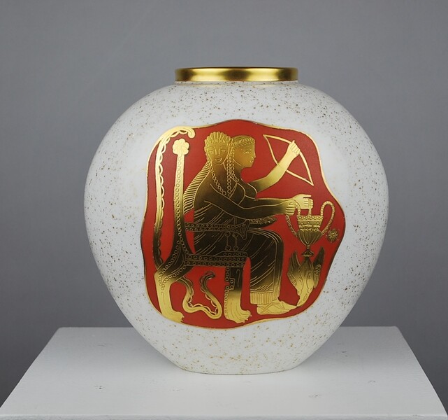Italian 1950's porcelain vase