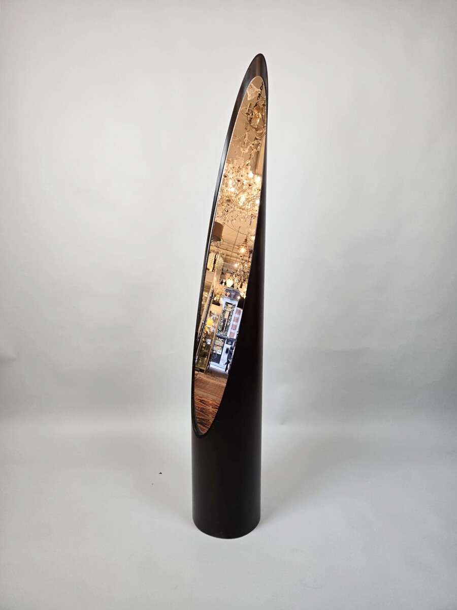 Italian black lipstick mirror – 1970s