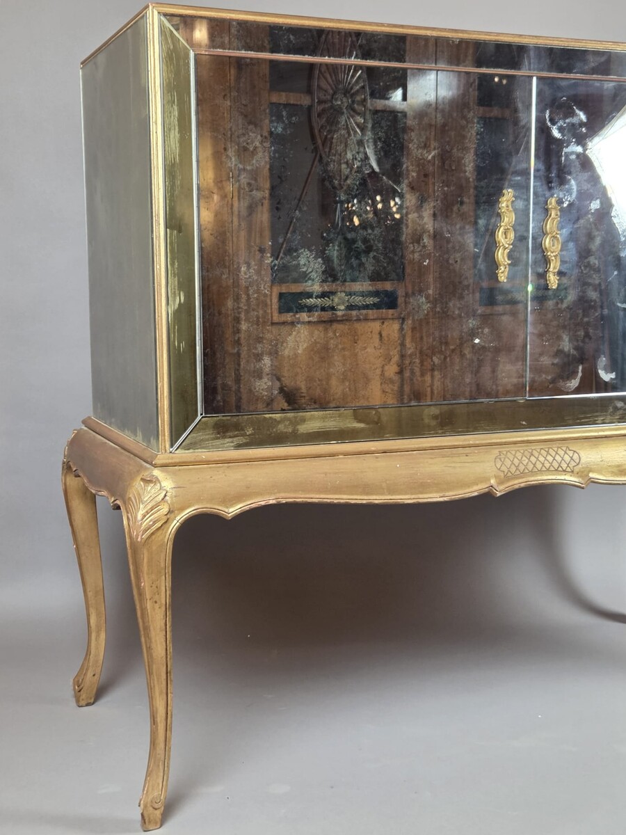 Italian mirror dresser, circa 1970