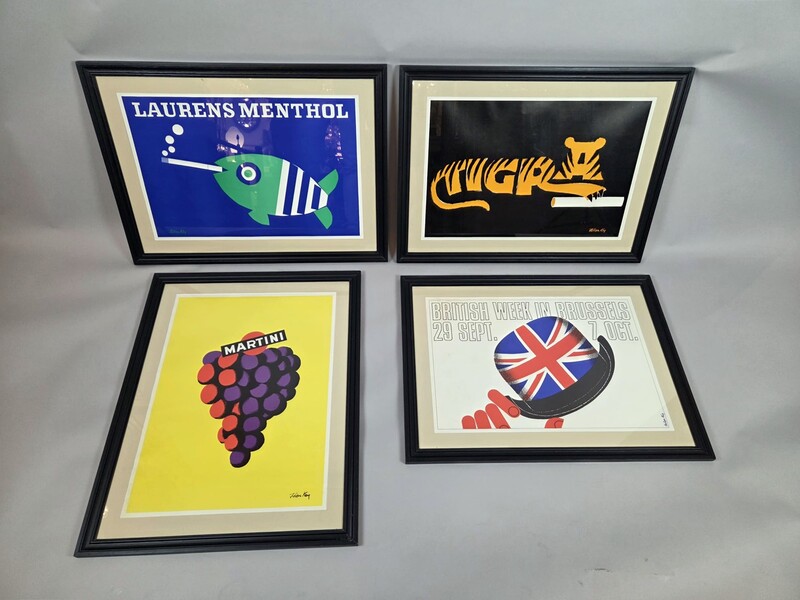Julian Key, set of 4 posters, priced each