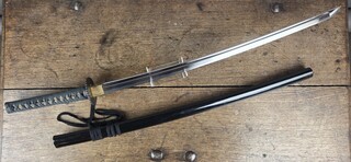 Katana, late Edo period, beautiful tempered line