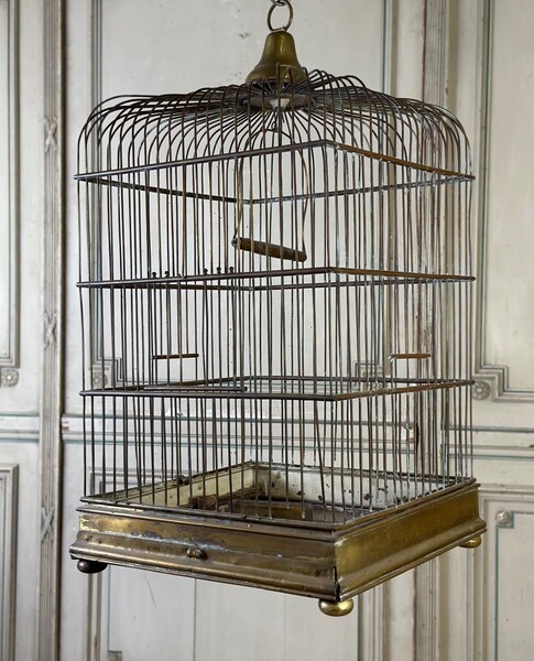 Large Brass Cage Circa 1880