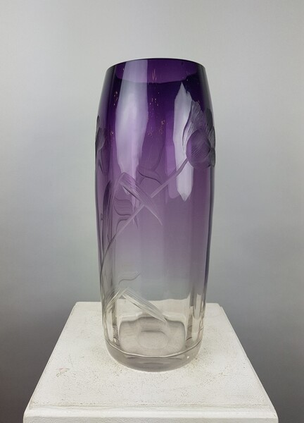 Large Carlbad Moser Vase, Circa 1900 