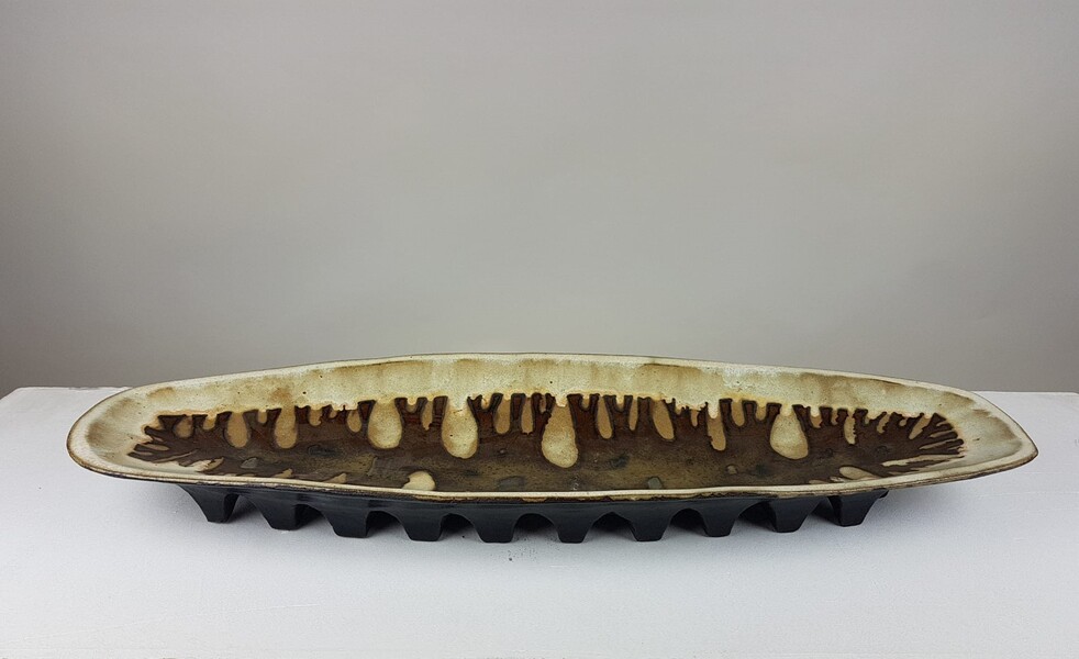 Large ceramic dish - Belgian