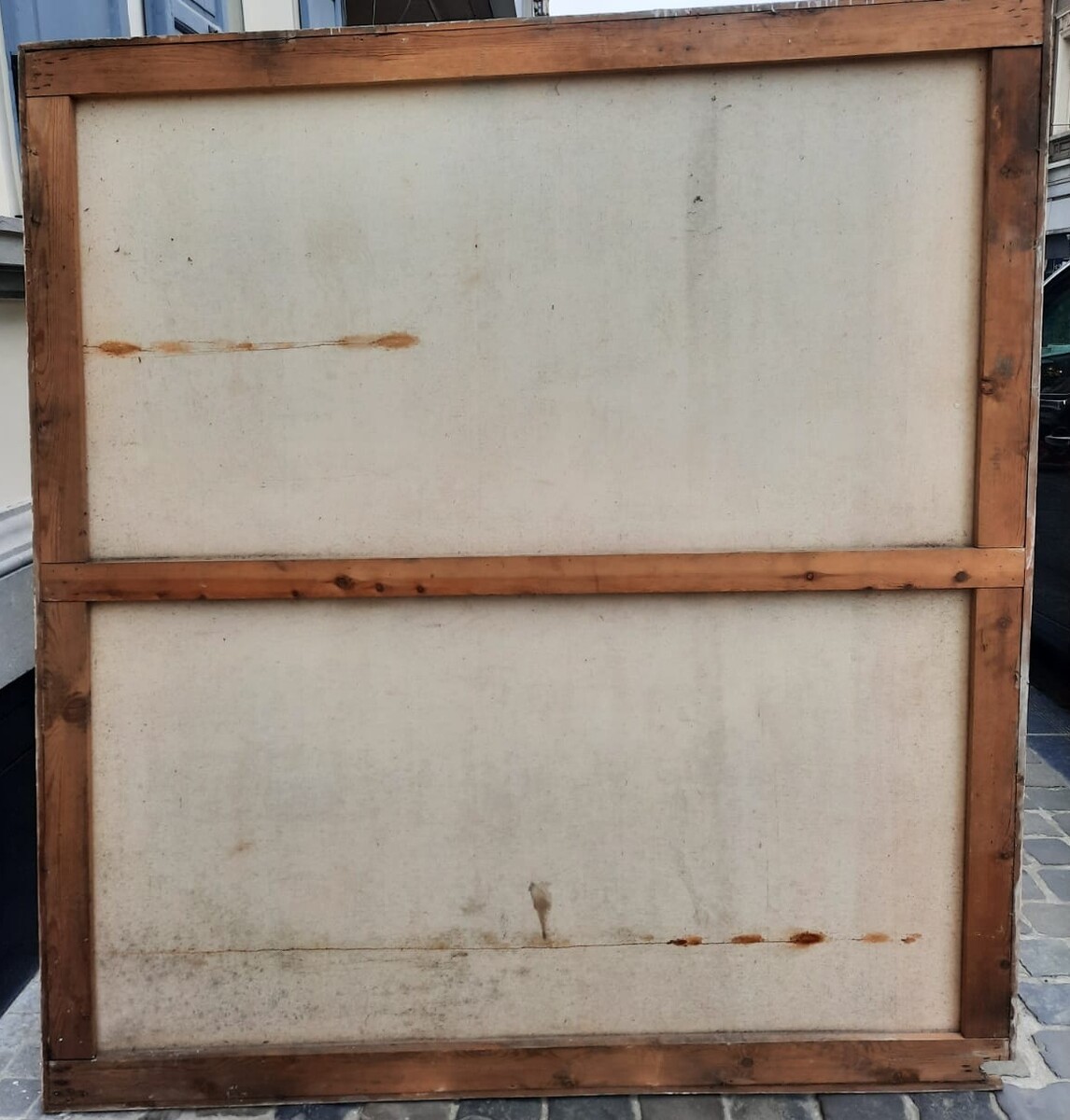 Large Decorative Canvas, Circa 1900, Signed A. Hubert 