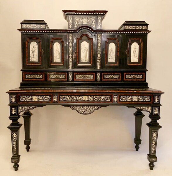 Large Italian Cabinet, Late 19th.c 