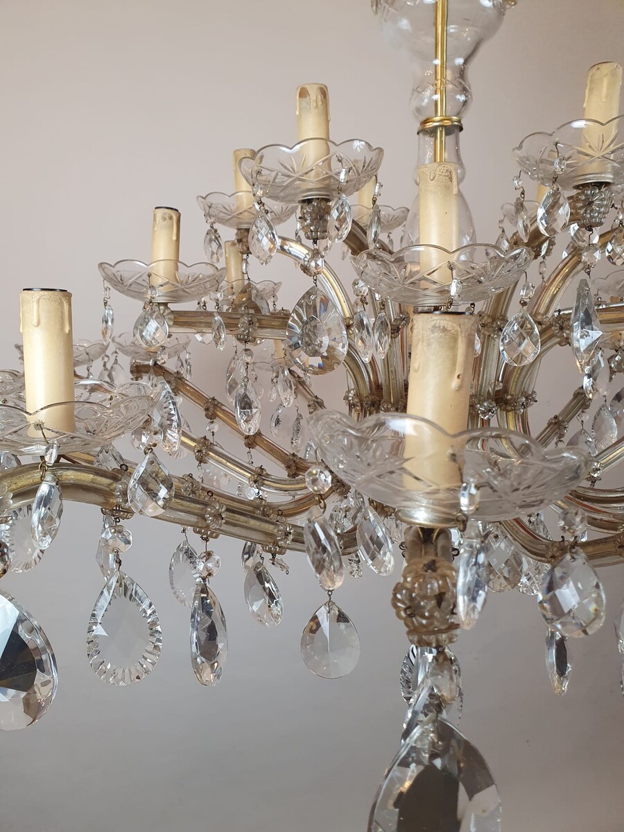 Large Marie-Thérèse chandelier with 22 lights