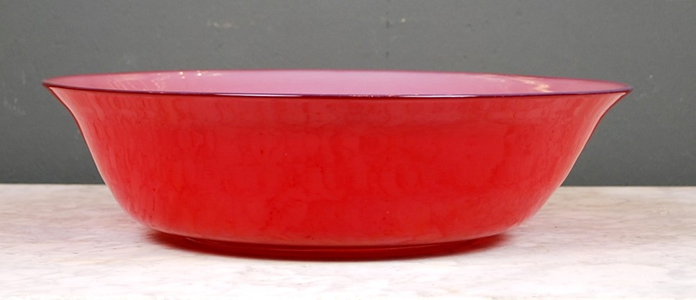 Large opaline bowl - Venini 