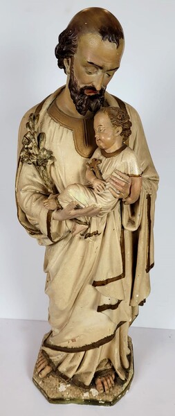 Large plaster of Saint Joseph