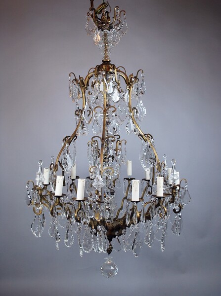 Large tassel chandelier