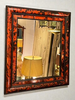 Late 19th century tortoiseshell mirror. 70cm x 60cm