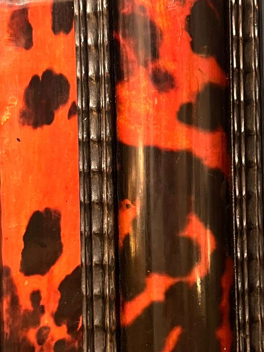 Late 19th century tortoiseshell mirror. 70cm x 60cm