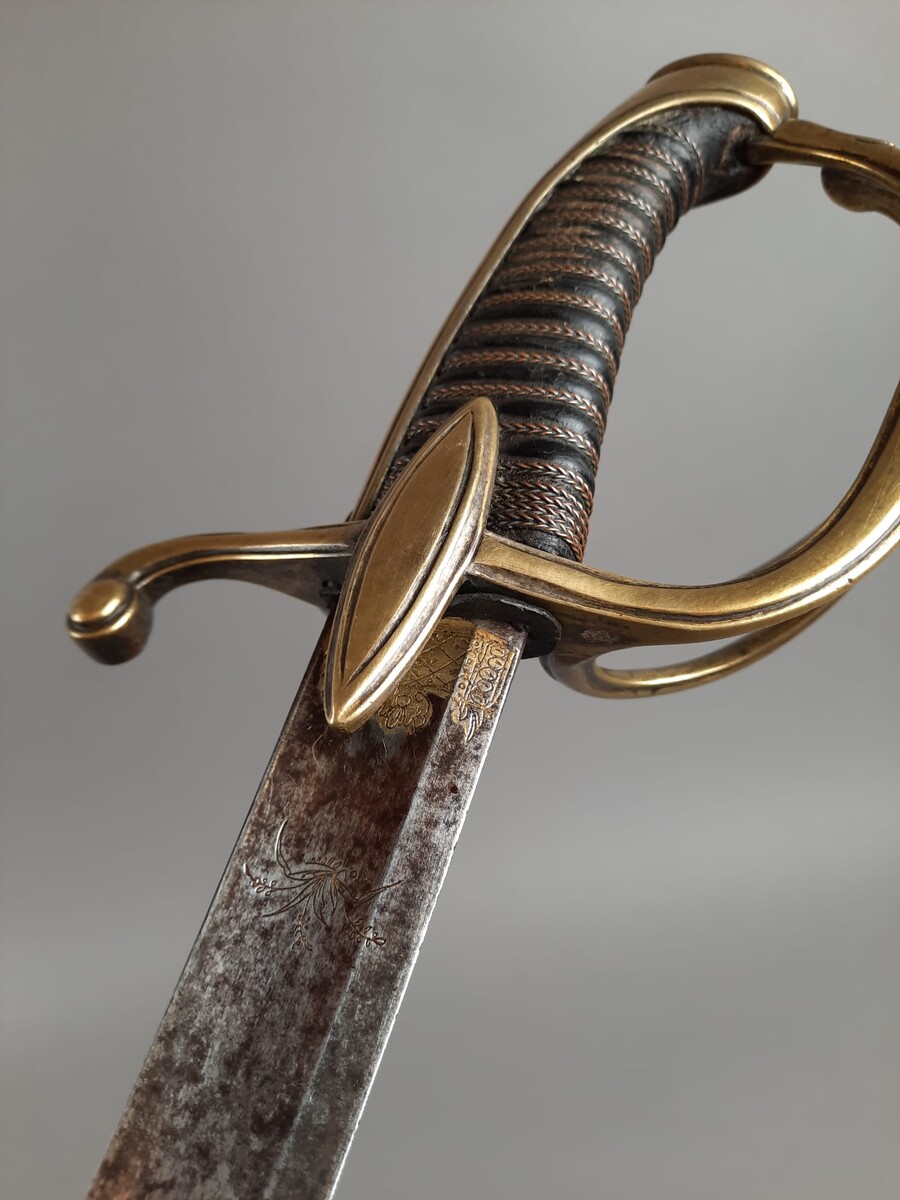Light cavalry officer's saber, type An 9, 1st Empire